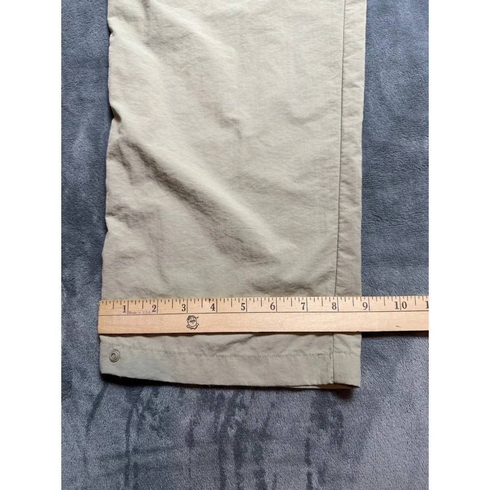 Simms Pants Mens XL Tan COR3 Cargo Nylon Fishing Hiking